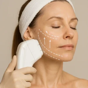 Woman having HI-FU to reduce wrinkles call LA LIPO Liphook Now!