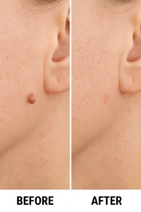 Skin tags removal Liphook before and after