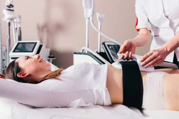 woman having body sculpting to help improve her body image and her mental health Liphook